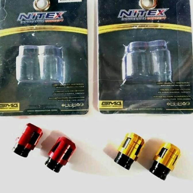Tutup Pentil Motor Mobil Sepeda Premium Nitex Nmax Universal Motor Terbaru