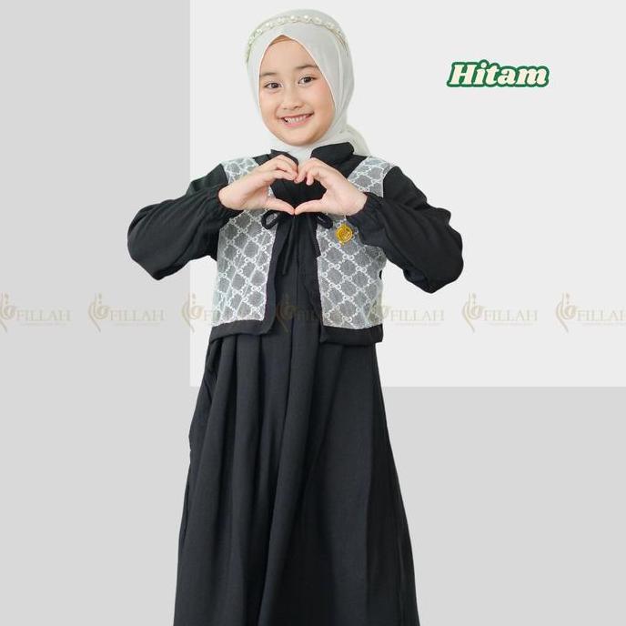 PALING LARIS Gamis Anak Perempuan 3-14 Tahun Gamis Remaja Gamis Denim Baju Gamis Anak Gamis Anak Put