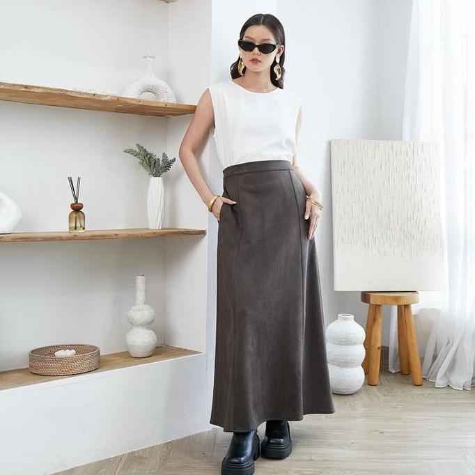 Rok Suede (MAISON SUEDE SKIRT) - Rok Jumbo by HABA