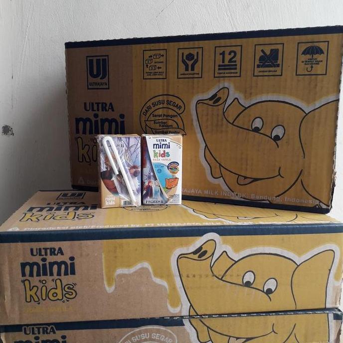 Mlkiron- Susu Ultra Mimi Kids Frozen Rasa Vanilla Ukuran 125 Ml Isi 40 Pcs