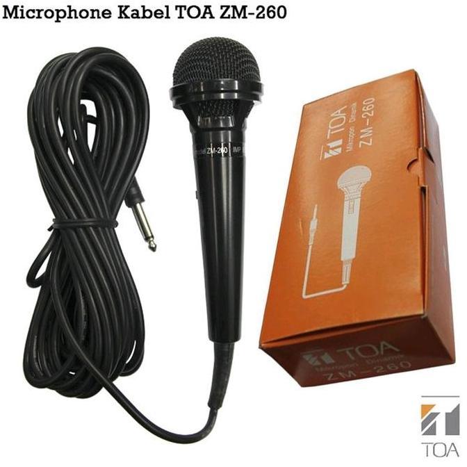 Wkprojek- Toa Mikrofon Kabel Toa Zm-260 Zm 260 Original