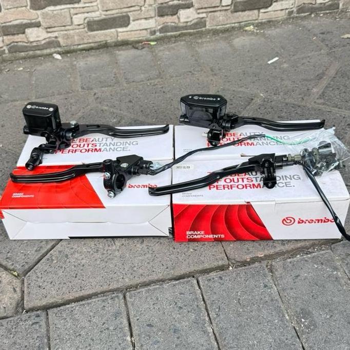 Promo Promo master rem brembo oval dan kotak set kanan kiri beat vario mio fizr Jupiter vega mp gl c