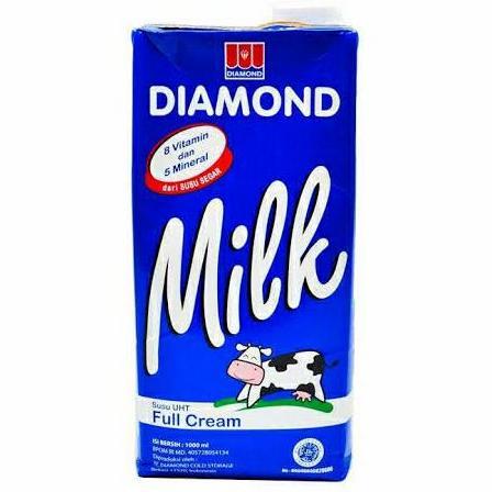 Mlkiron- Susu Uht Diamond Full Cream 1 Karton
