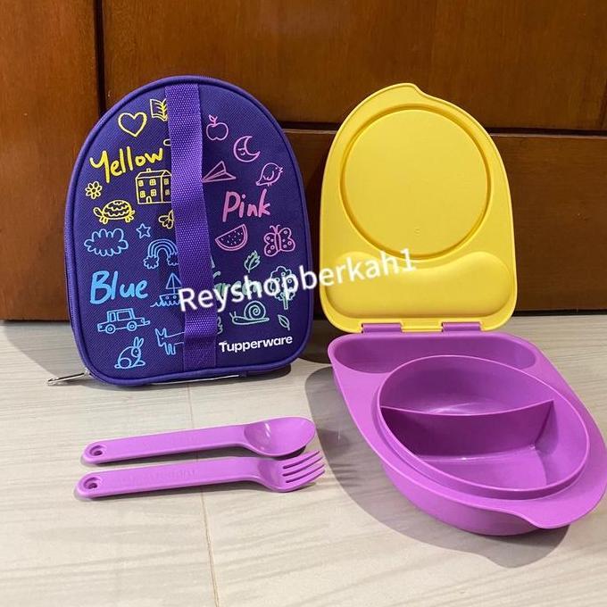 Kiddos lunch set tupperware / paket bekal anak Tupperware  /   KOTAK MAKAN TUPPERWARE