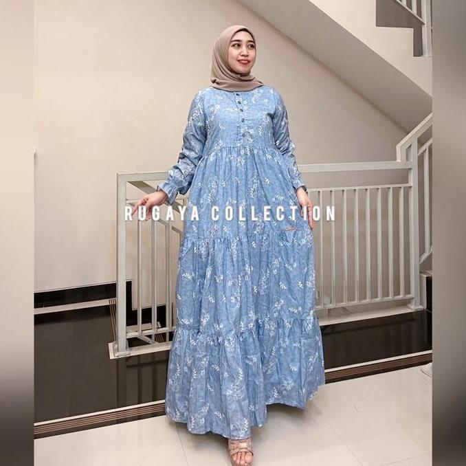 READY STOK SALVINA GAMIS KATUN BORDIL MOTIF SUSUN