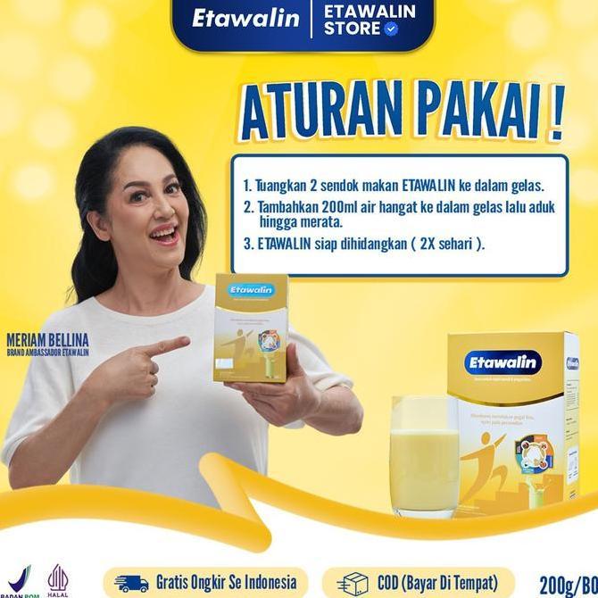 Mlkiron- Susu Etawalin - 200 Gram Original [Bpom] | Bisa Cod