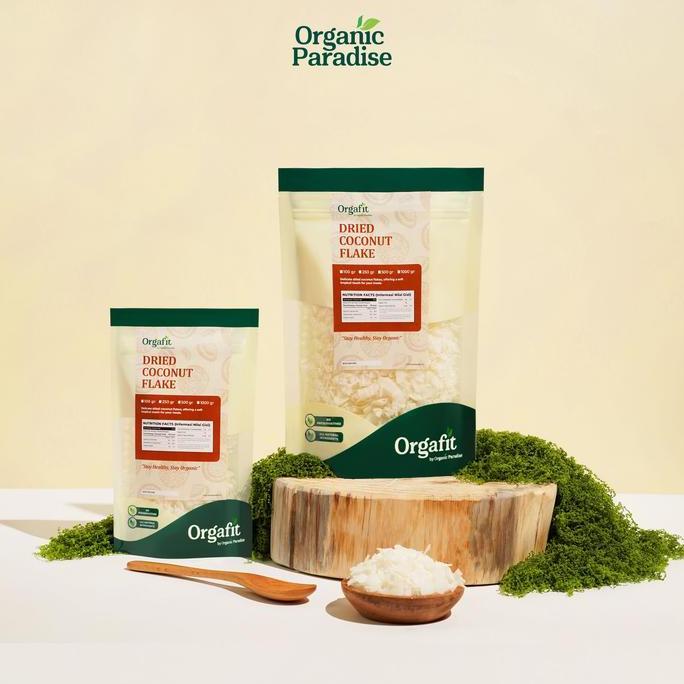 Foodx- Kelapa Parut Kering Mentah 500 Gram / Coconut Flakes 500 Gram Natural