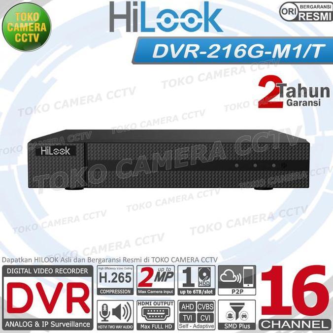 DVR RECORDER CCTV HILOOK 16 CHANNEL CCTV HILOOK 16CH 2MP