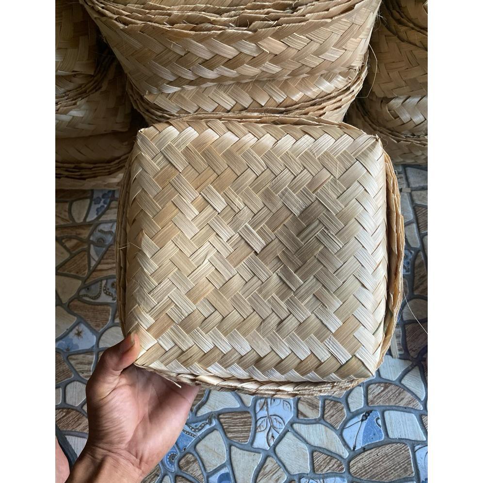 Besek Bambu 20X20 Besek Nasi Dll