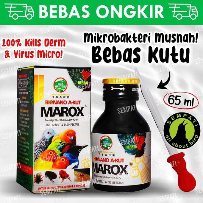 Kicaudor- Marox-Akut Biojanna Obat Burung Sakit Kutuan Gurem Caplak Jamuran