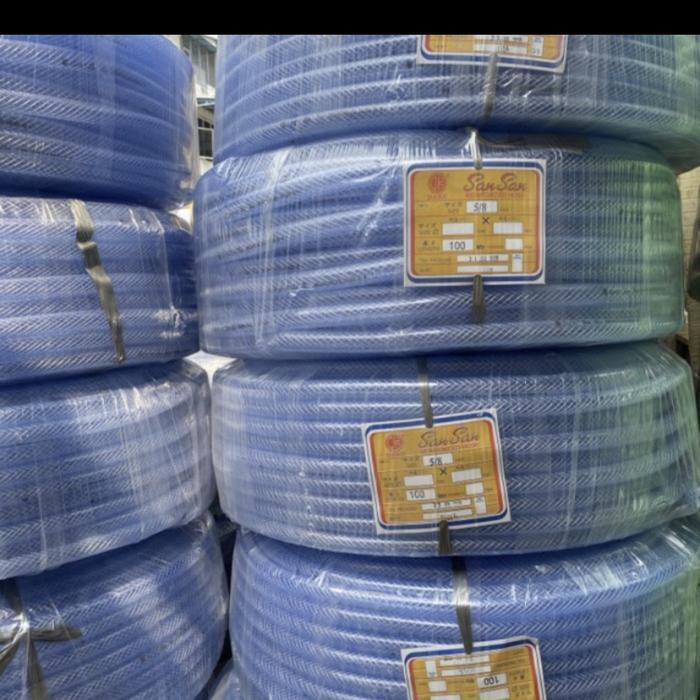 Selang 5/8 san san /selang benang 5/8 1 roll 100 mtr khusus instant