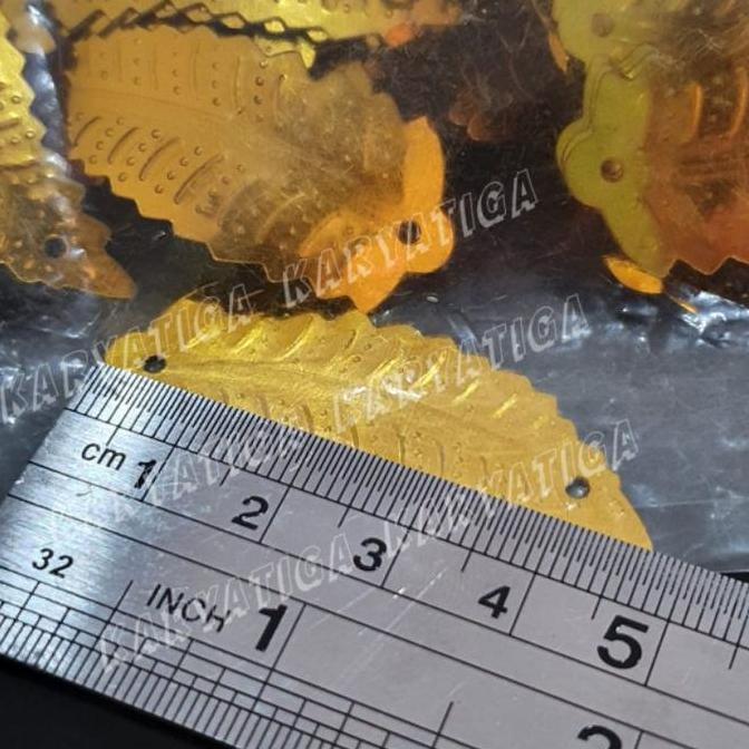 Payet Manik Daun Raja - Emas (1 Pon)