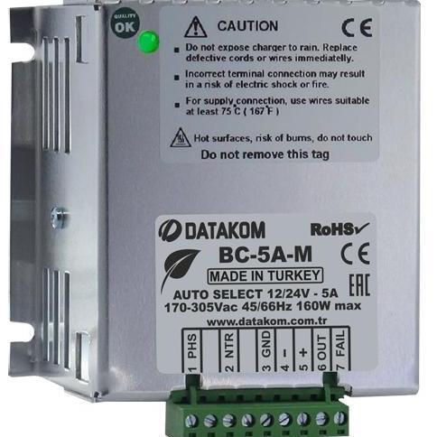 Grosir Battery Charger Datakom Original 5A 12V / 24V / Smps125 /  Smps245