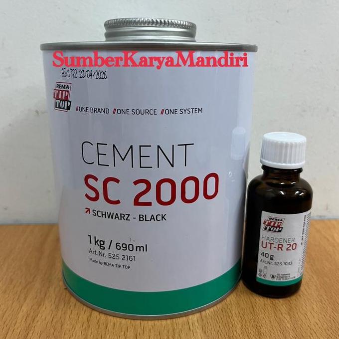 Grosir Lem Karet Tip Top Sc-2000 (Resin 1Kg) + (Hardener 30Gr)