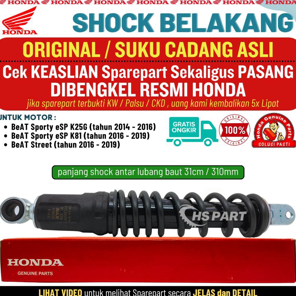 Shock Shockbreaker Belakang Beat 2016 2017 2018 2019 Original Beat Street Beat Fi K81 Original Honda