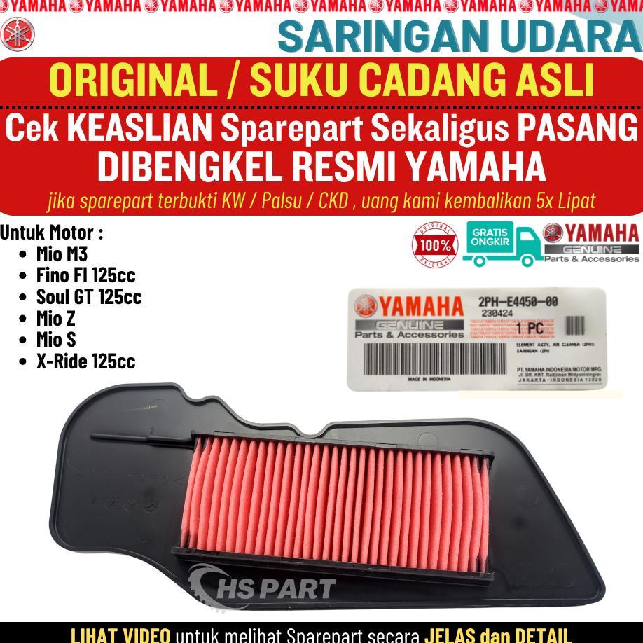 Saringan Filter Udara Mio M3 Original 100% Fino 125 Mio Soul GT 125 Mio Z Mio S Xride 125 Original Y
