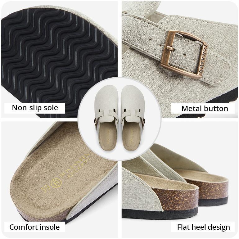 TERBARU [Ark Shoes] BOSTANTEN Birken Sandal Wanita Elegan Sol Karet Lembut Anti Slip Serba Cocok Cas