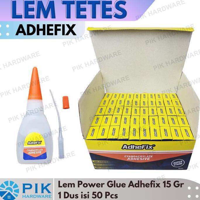 Sale 50 Pcs Lem Korea - Lem Tetes Adhefix 15Gr Serbaguna | Lem Setan Instan
