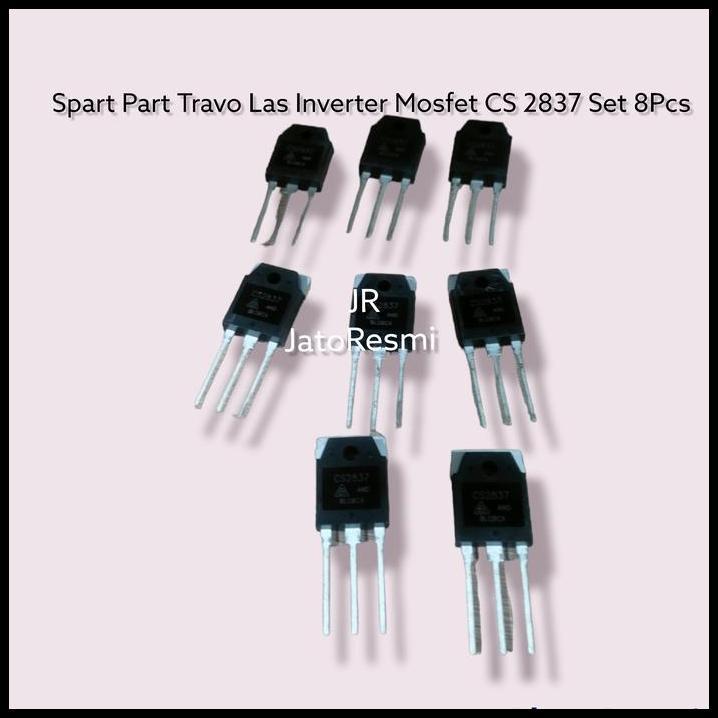 BEST DEAL SPART PART TRAVO LAS INVERTER MOSFET CS 2837 SET 8PCS TIS 120 