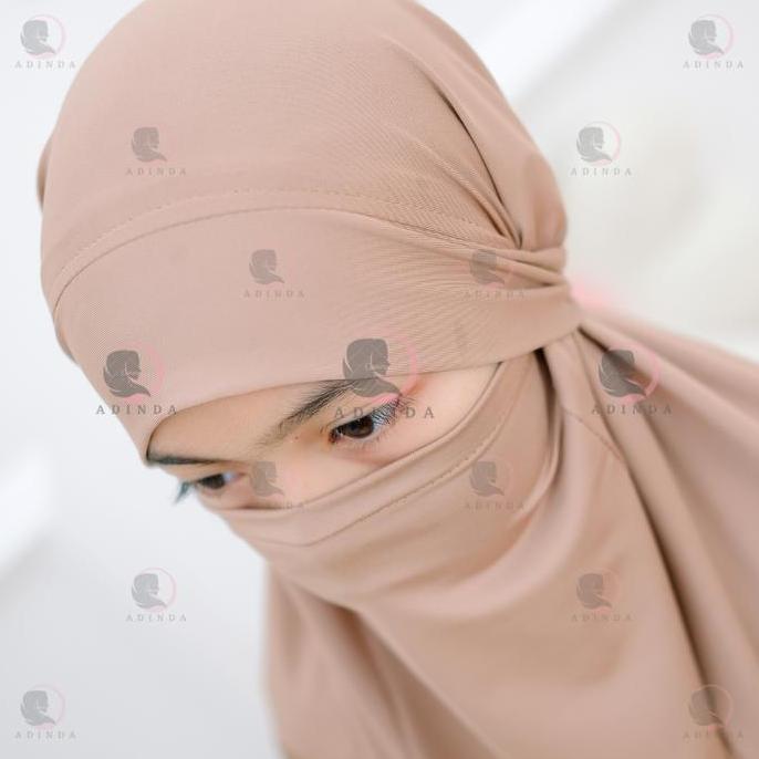 DB203 >> Hijab French Khimar Niqob Anak Remaja Jersey Premium I Hijab Cadar Anak I French Khimar Ana