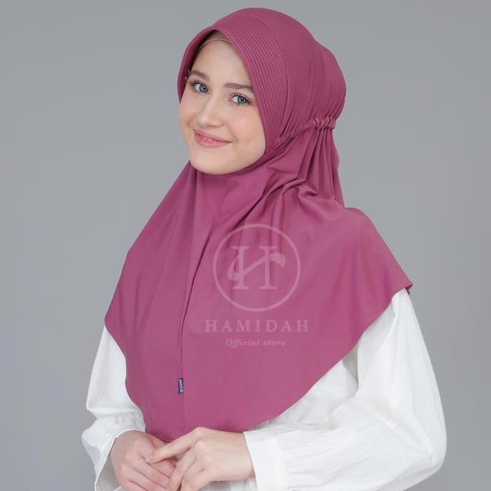 DV93 - HIJAB BERGO SIZE L HAMIDAH SERUT PREMIUM