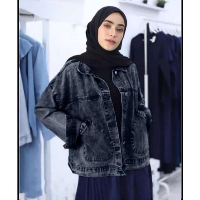BEST DEALS Jaket Wanita Denim Jeans - SEOM jacket Oversize - hipster Jaket