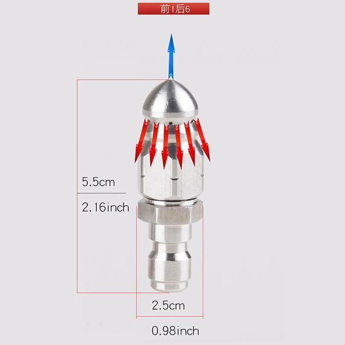 Sale 1/4Inch Nozzle Tip Jet Cleaner Nozzle Pembersih Saluran Air Nozzle Pembersih Pipa/Nozzle Water 