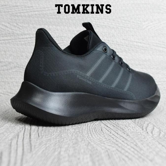 PREMIUM TOMKINS Harley  - Hitam Sepatu Sekolah Remaja Pria Shoes Sneakers Kasual PREMIUM