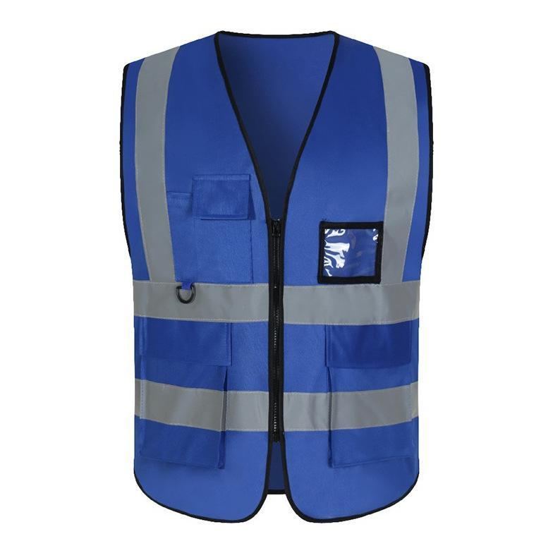 TERMURAH Rompi Safety Proyek Id Holder 5 Saku / Rompi Reflektif - XL