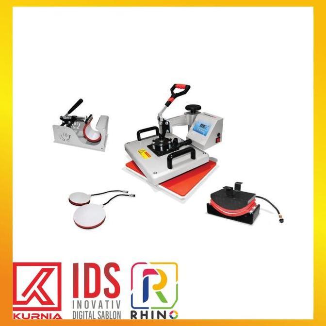 Promo Rhinotec Mesin Press Sablon 5 In 1 (Rtm - 01)
