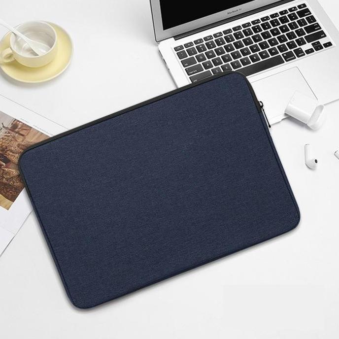 Sleeve Pelindung Laptop Macbook Lenovo Asus Acer Navy Harga Spesial