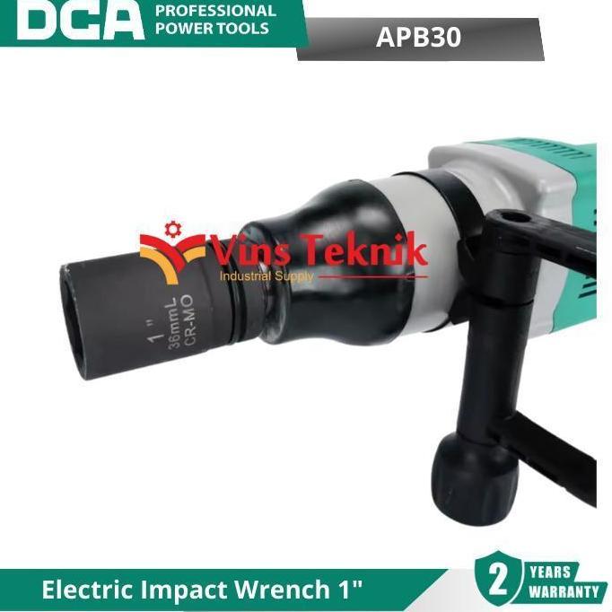 Promo Dca Apb30 Mesin Pembuka Baut Listrik Electric Impact Wrench 1" Apb 30