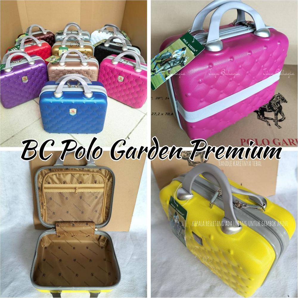 Beauty Case 14 Inch Polo Premium Koper Kabin Fiber Mini Travel Bag trevel kit