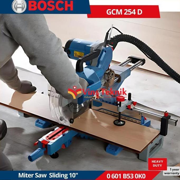 BOSCH GCM 254 D Mesin MiterSaw Gergaji Potong Miter Saw 10"