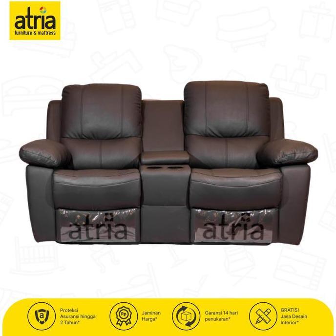 Atria Sofa Recliner Livana 2 Seater With Stocker