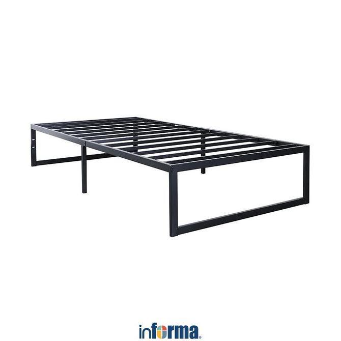 Informa Nolan Dipan Tempat Tidur Metal Ranjang Kasur Divan Tempat Tidur Furniture Kamar Tempat Matra
