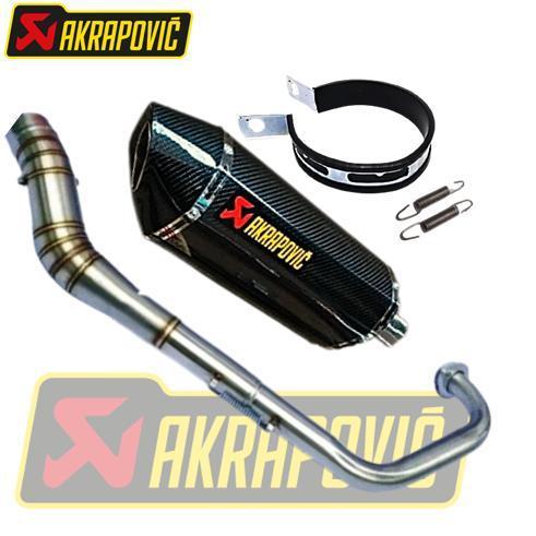 Knalpot Racing Akrapovic Layang New R15 V2 V3 Vva Vixion Nva Nvl R Xabre Mt15 Gsx150 Gsx 150 Xsr 155