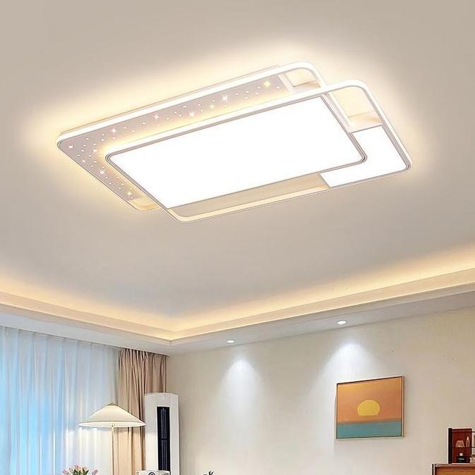 Promo 3 Warna Lampu Plafon Led Mewah Modern Lampu Ruang Tamu Lampu Plafon Kamar Tidur Lampu Dekorasi
