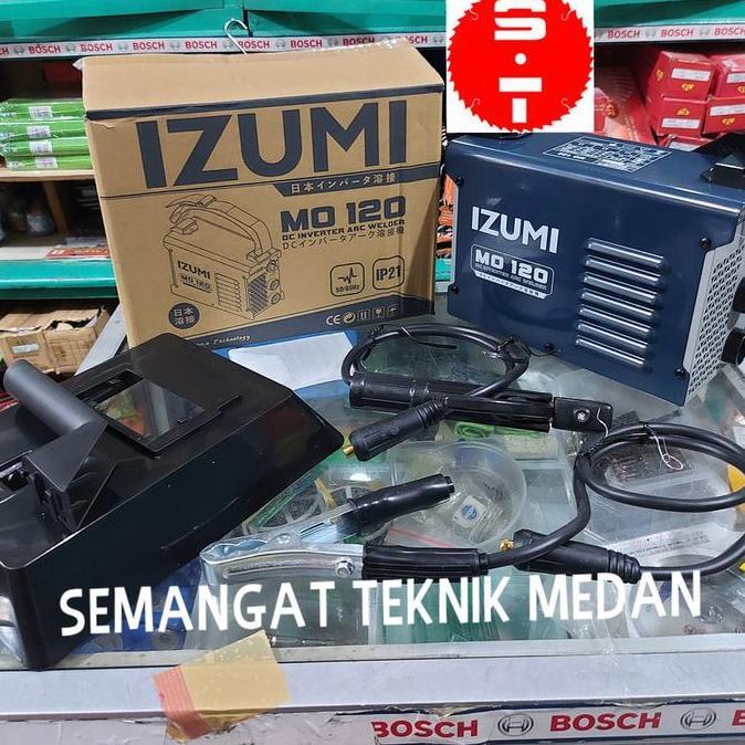 MO120 MESIN TRAFO LAS IGBT WELDING MACHINE 900W 120A IZUMI MO 120 ORIGINAL DAN TERPERCAYA