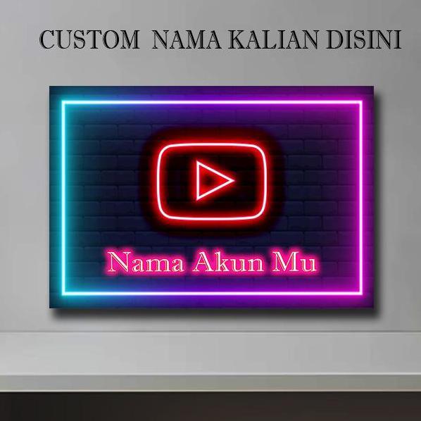 Cotoe- Hiasan Dinding Custom Request Tulisan Nama Aesthetic Desain Neon Wall Decor Dekorasi Kamar Pa