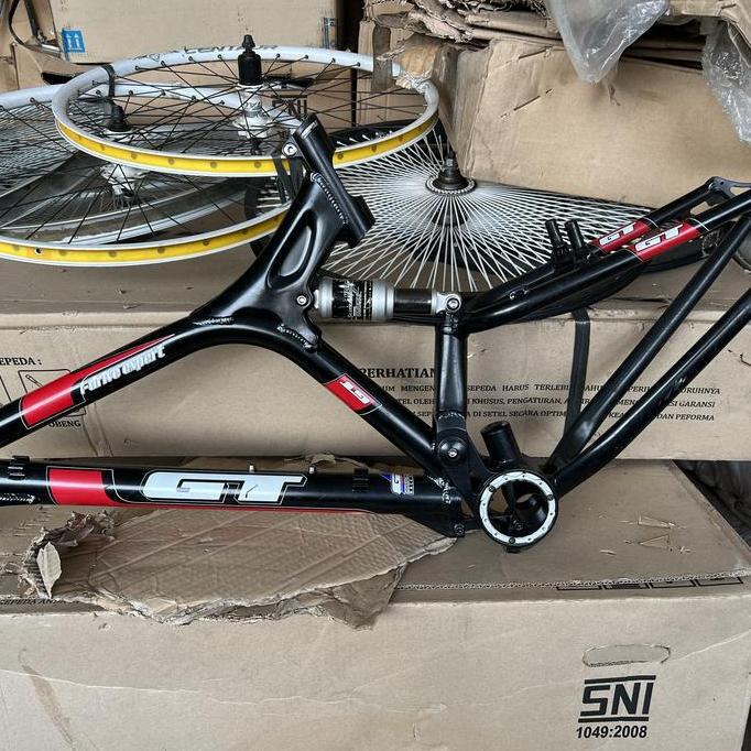 FRAME MTB FULLSUS 26 GT I DRIVE I-DRIVE ORIGINAL NOS FULL SUSPENSION ORIGINAL DAN TERPERCAYA