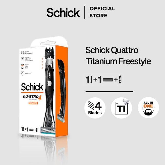Schick Alat Cukur Quattro Titanium Trimmer