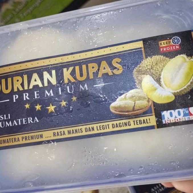 Durian Kupas Medan Premium | Duren Montong Frozen Premium/Buah Duren Montong Beku/Duren Monthong Pal