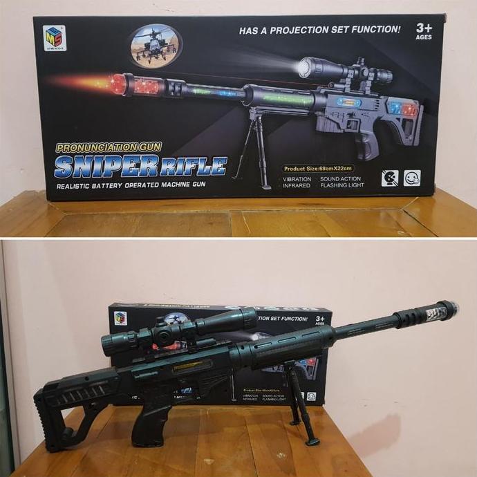 Mainan Tembakan Sniper Tentara - Mainan Pistol Tembakan Sniper