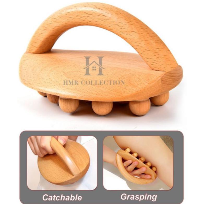 Alat Pijat Guasha Model Setrika / Alat Pijat Kayu Tradisional / Alat Pijat Guasha Buruan