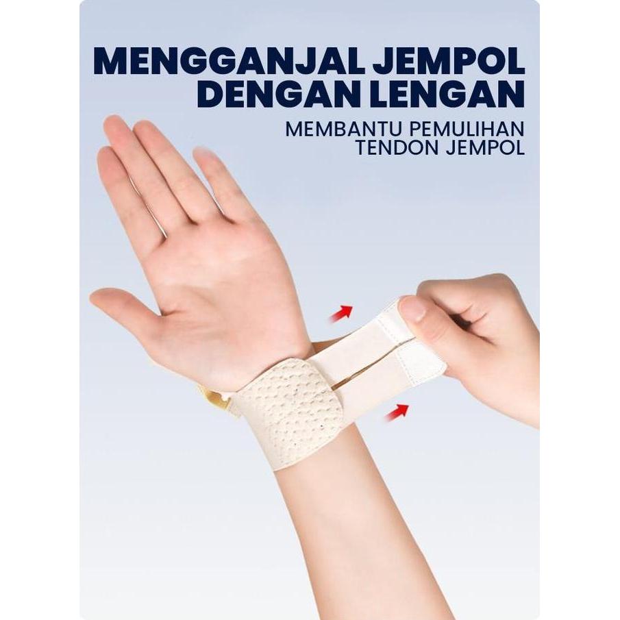 Jempol Fixator Tendon Pelindung Pergelangan Ibu Jari Tangan Keseleo