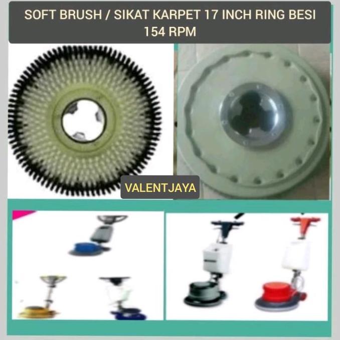 sikat mesin polisher lantai sikat karpet