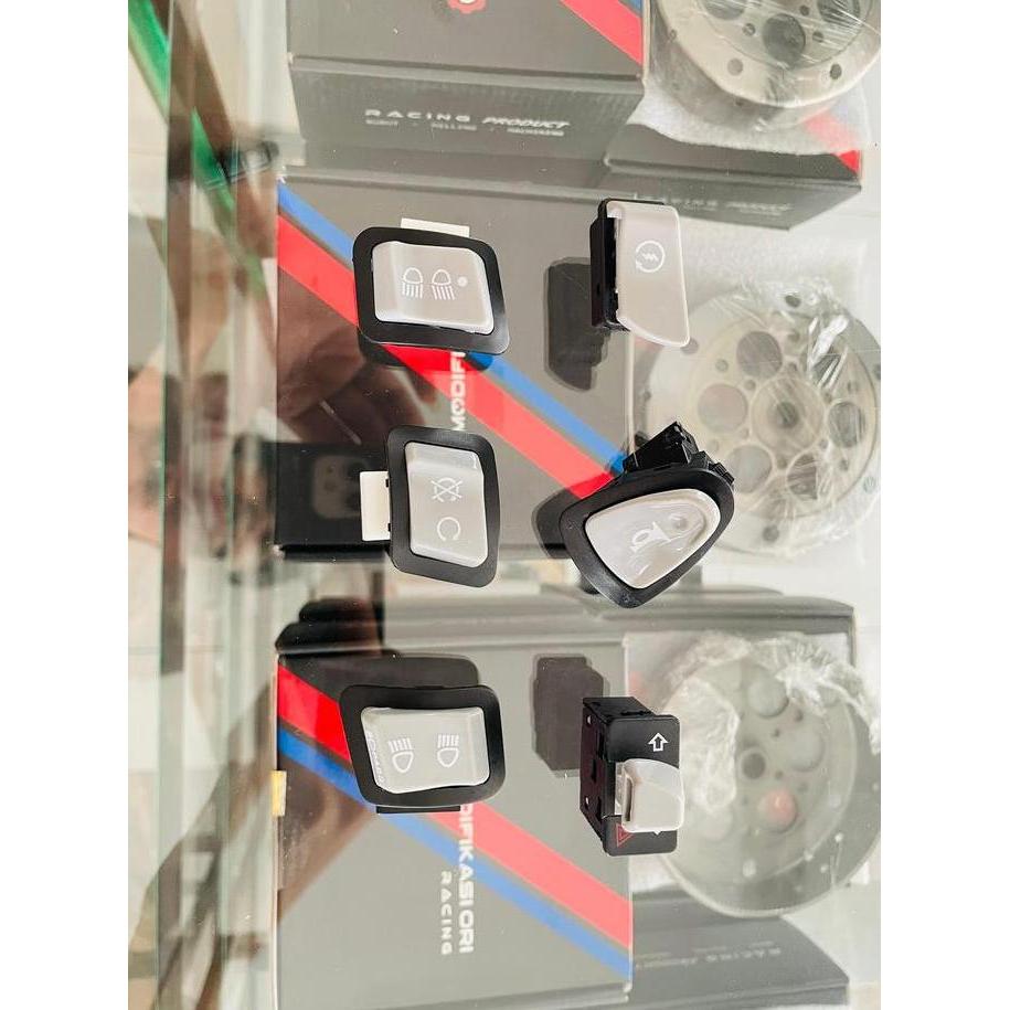 Saklar Vietnam Tombol Saklar Vietnam Grey Sein Hazard Pass Beam Honda Vario Beat Lengkap