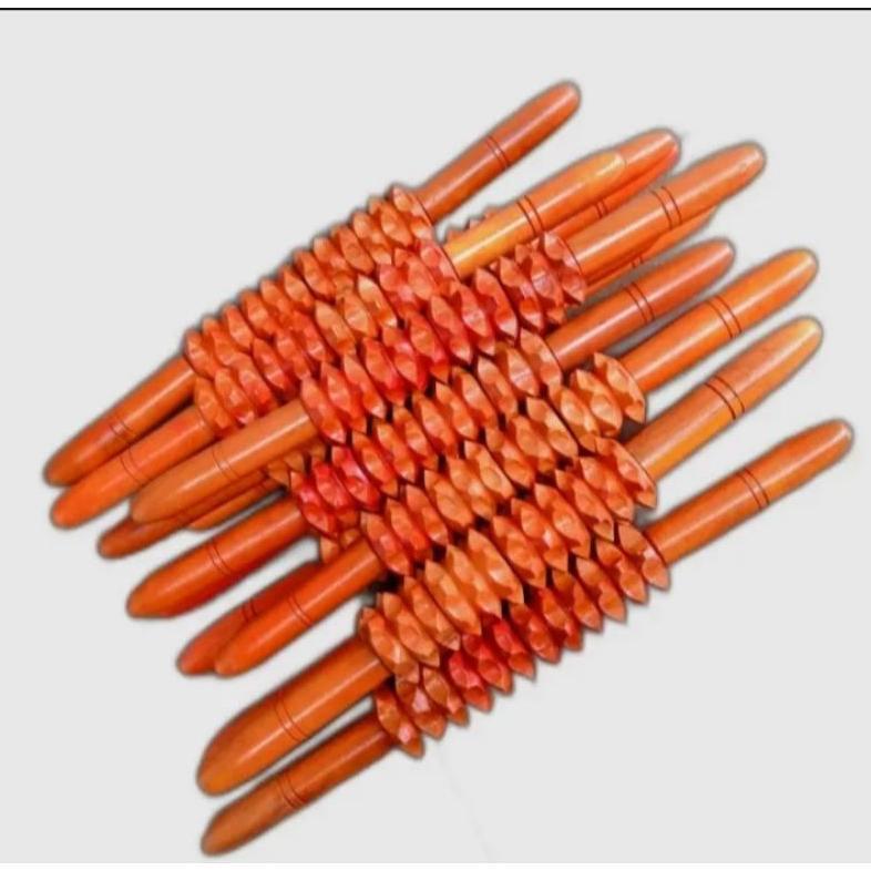 Alat Pijat Kayu Roller Pijat Punggung Unik