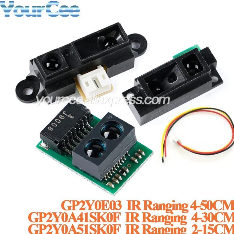 GP2Y0A41SK0F GP2Y0A51SK0F GP2Y0E03 IR Infrared Ranging Sensor Module 4-30cm 2-15cm 4-50cm Distance I